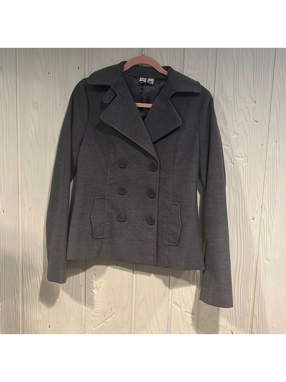 BP Grey Double Breasted Blazer Jacket Medium